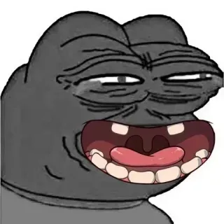 🔪 Pepe Pepe, Kikker, Meme, Internetcultuur whatsapp sticker