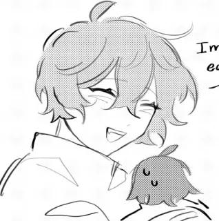 ☺️ I'm cute Anime, Manga, Lucu, Karakter, Kartun telegram sticker