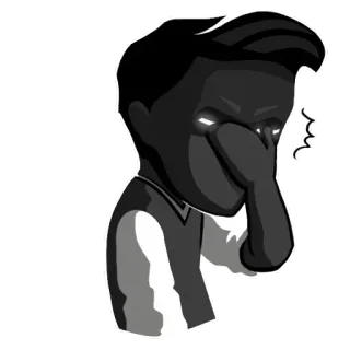🤦‍♂️ ragazzo, facepalm, triste, frustrato, fallimento, arrabbiato whatsapp sticker