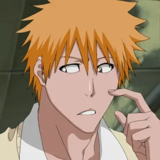 💈 Ichigo Kurosaki Bleach Anime, Bleach, Ichigo, Ichigo Kurosaki, Charakter whatsapp sticker