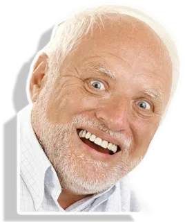 😀 Hide the Pain Harold Мем, Интернет, Гарольд, Стоковое фото, Улыбка telegram sticker