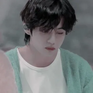 🍒 V kpop, Idole, BTS, chanteur, masculin, coréen whatsapp sticker