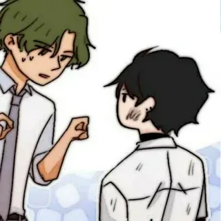 🗿 anime, manga, angry, conflict, fight, cartoon telegram sticker
