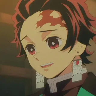 tanjiro | @ANIME_KM whatsapp stickers