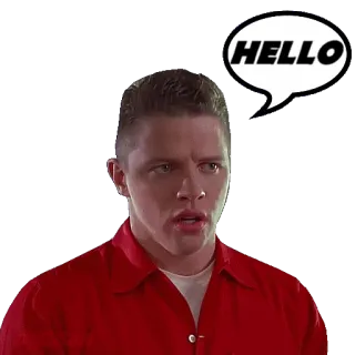 👋 HELLO hello, greeting, speech bubble, man telegram sticker