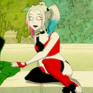 🎪 Harley Quinn 할리 퀸, DC 코믹스, 악당, 슈퍼히어로, 만화, 애니메이션 telegram sticker