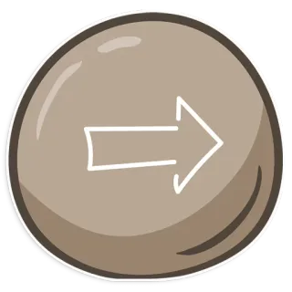 😃 flecha, dirección, derecha, navegación, puntero telegram sticker