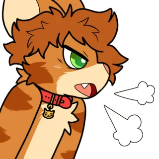 😾 fictional tabby cat character telegram sticker