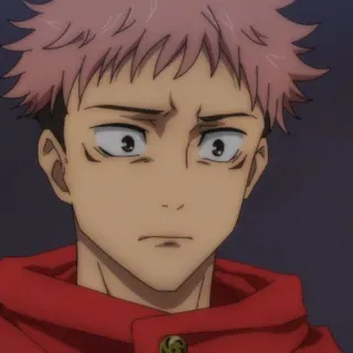 🍂 Yuji Itadori Jujutsu Kaisen Anime, Charakter, Jujutsu Kaisen, Yuji Itadori whatsapp sticker