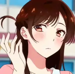 🎭 Chizuru Ichinose Rent-A-Girlfriend Anime, Rent a Girlfriend, Chizuru Ichinose, Chizuru Mizuhara, Słodkie, Dziewczyna whatsapp sticker
