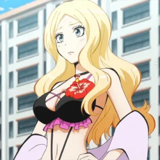 🌙 Irina Jelavić Assassination Classroom Anime, Blondynka, Nauczycielka, Irina Jelavić, Assassination Classroom telegram sticker