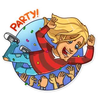 Kurt Cobain telegram stickers