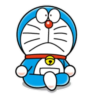 😐 Doraemon 도라에몽, 고양이, 로봇, 만화, 애니메이션, 망가 telegram sticker
