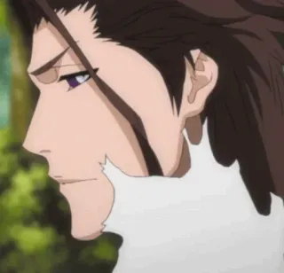 😄 Aizen Sosuke Bleach anime, manga, serious, aizen telegram sticker