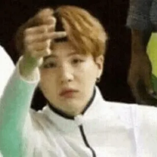 🖕 Suga kpop, idol, musica, suga, bts, gesto, dito medio telegram sticker