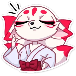 ☺️ อนิเมะ, คาวาอิ, มังงะ, สุนัขจิ้งจอก, ผู้หญิง, ตัวละคร, น่ารัก, การ์ตูน telegram sticker