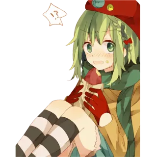 😳 Anime, Mädchen, Süß, Cartoon, Kawaii, Figur telegram sticker