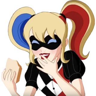 😅 Harley Quinn Harley Quinn, DC Comics, Cartoon, Villain, Female Character telegram sticker