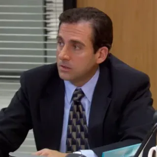 🗞 Michael Scott The Office fernsehen, komödie, büro, chef, michael scott telegram sticker