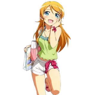 ☺️ Chica anime, Compras, Lindo, Anime, Chica telegram sticker