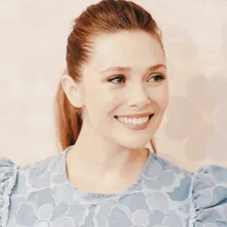 ☁️ Elizabeth Olsen actress, portrait, woman, celebrity telegram sticker