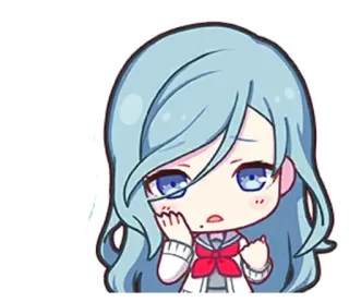 🎤 Anime, Chibi, Mädchen, Süß telegram sticker
