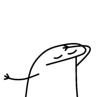 😓 người que, cử chỉ xúc phạm, ngón tay giữa, phim hoạt hình telegram sticker