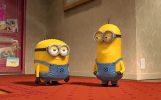 🙂 Minions Despicable Me Minion, cartoon, yellow, character, funny, movie telegram sticker