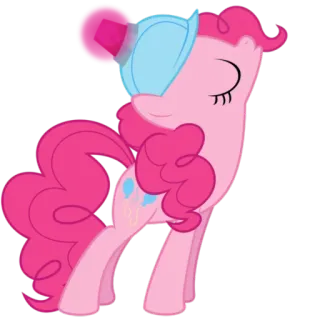 💡 Pinkie Pie My Little Pony Пинки Пай, My Little Pony, мультфильм, пони, розовый telegram sticker