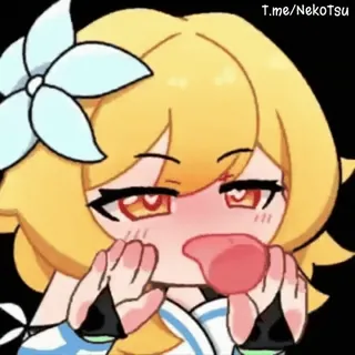 👅 T.me/NekoTsu sticker, anime, cartoon, character, cute, manga telegram sticker