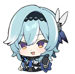 👍 Eula Genshin Impact Anime, Gioco, Genshin Impact, Eula, Carino, Kawaii telegram sticker