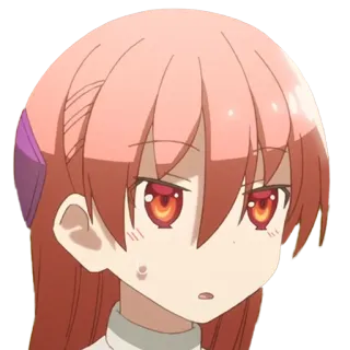 😓 Tsukasa Yuzaki TONIKAWA: Over the Moon for You Anime, Manga, Tsukasa Yuzaki, Tonikawa, Fly Me to the Moon, Nghiêm túc telegram sticker