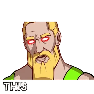 🤬 THIS Meme, Naklejka, Postać, Ilustracja telegram sticker