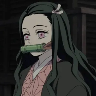 🎋 Nezuko Kamado Demon Slayer Anime, Nezuko, Demon Slayer, Manga, Leuk, Personage telegram sticker