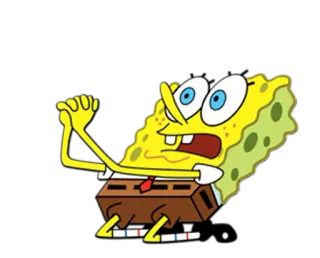 🙏 Spongebob spongebob, cartoon, nickelodeon, animation, lustig, charakter telegram sticker