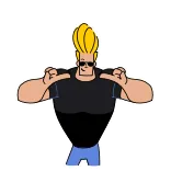 😘 Johnny Bravo Dessin animé, Personnage, Animé, Dessin animé 90s whatsapp sticker