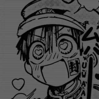 😍 Hanako Toilet-bound Hanako-kun Anime, Manga, Hanako-kun, Mata hati, Lucu, Fanart whatsapp sticker