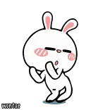 π wontor bunny, cute, animal, cartoon, character, illustration telegram sticker
