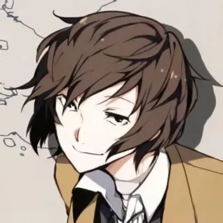🌟 Osamu Dazai Bungou Stray Dogs Anime, Personagem, Osamu Dazai, Bungou Stray Dogs telegram sticker