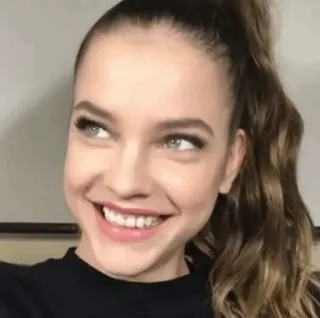 🌩 portrait, femme, visage, sourire, joyeux, mannequin whatsapp sticker