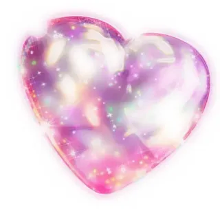 💜 heart, sparkle, pink, love, glitter, romantic telegram sticker