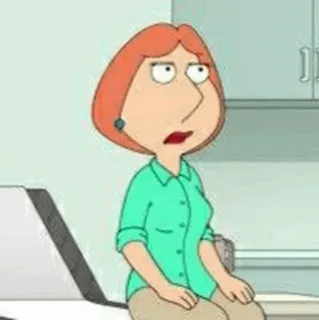 ▪️ Lois Griffin Family Guy 만화, 성인 유머, 애니메이션, 여우, 코미디, 시트콤 telegram sticker