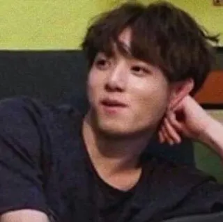 😏 Jungkook K-Pop, Cantante, BTS, Coreano, Ídolo, Celebridad whatsapp sticker