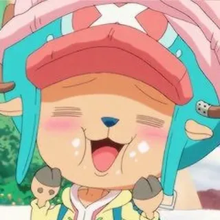 😋 Tony Tony Chopper One Piece Anime, Personaje, Tony Tony Chopper, One Piece telegram sticker
