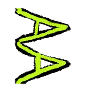 🙃 simbol, neon, abstrak telegram sticker