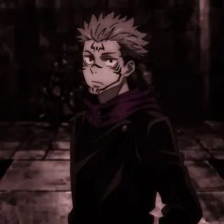 👹 Ryomen Sukuna Jujutsu Kaisen Anime, Manga, Jujutsu Kaisen, Ryomen Sukuna, Sukuna, Fluchgeist whatsapp sticker