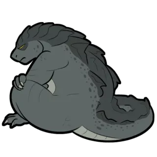 Byzil's Godzilla telegram stickers