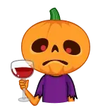 Pumpkin Man telegram stickers