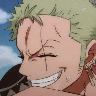 ⚔️ Zoro One Piece Anime, One Piece, Roronoa Zoro, Zorro, Schwertkämpfer, Pirat telegram sticker