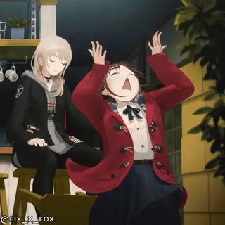 ๐ซฃ Kanon Shibuya Love Live! Superstar!! @FIX_X_FOX anime, reaction, crying, stress, kicking, despair, frustrated, love live whatsapp sticker